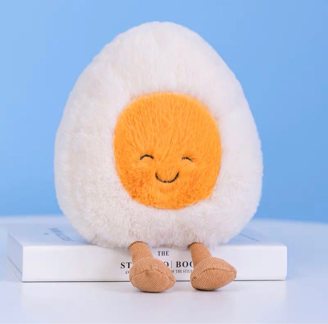 hard boiled egg plush