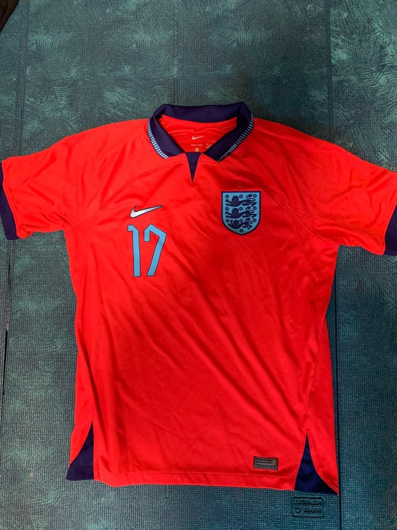 England World Cup jersey saka, Men's Fashion, Activewear on Carousell
