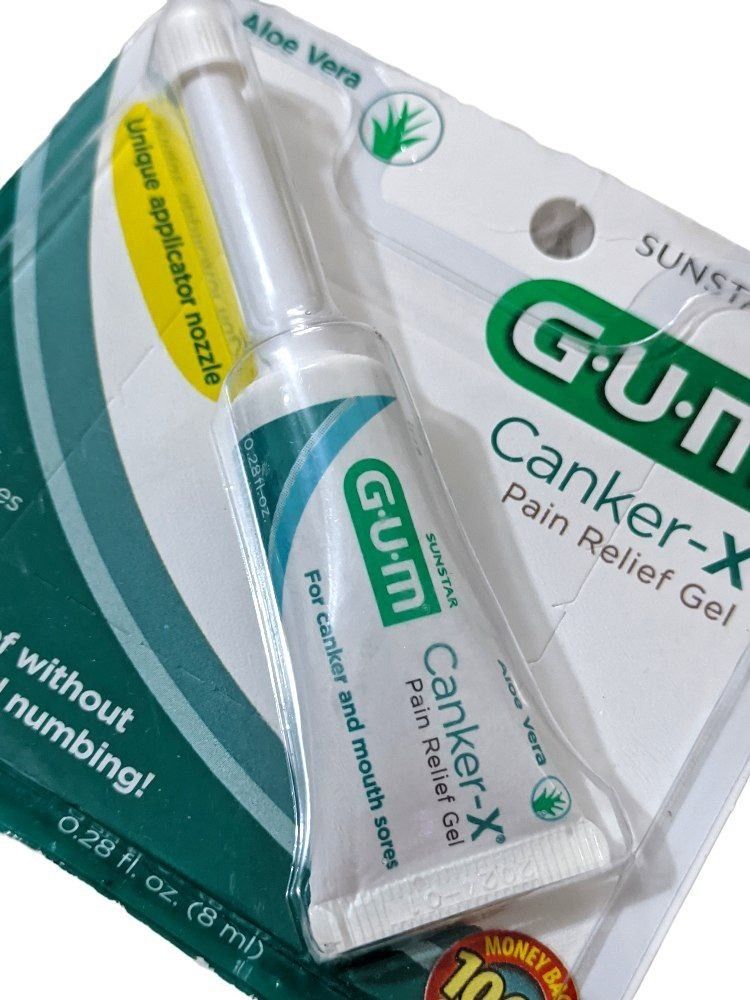 EXP 01/1024 Sunstar GUM CankerX Pain Relief Gel 8mL, Beauty