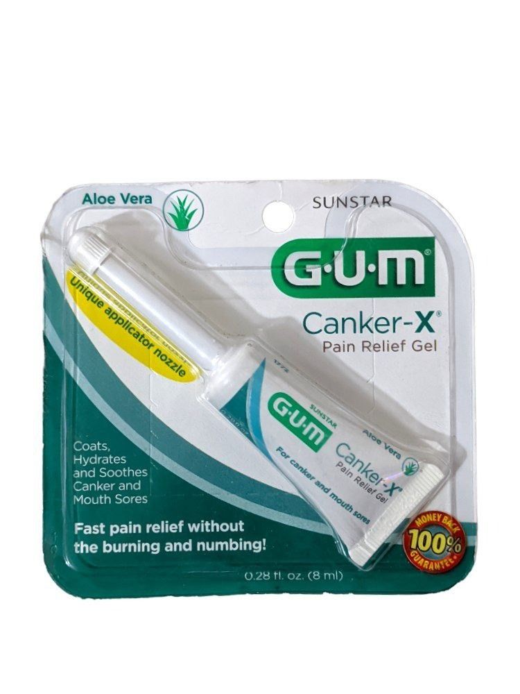 EXP 01/1024 Sunstar GUM CankerX Pain Relief Gel 8mL, Beauty