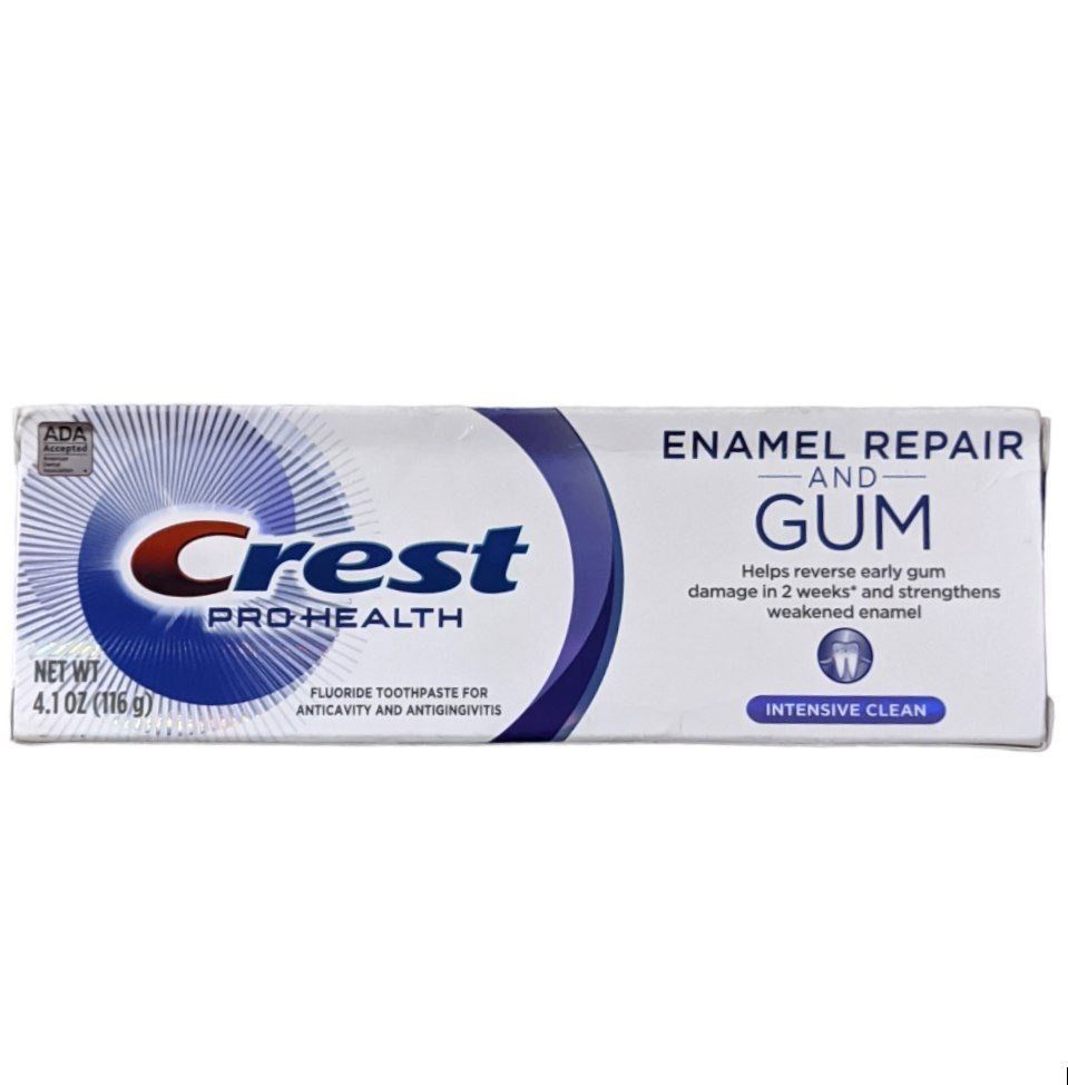 EXP 03/2024 Crest Gum and Enamel Repair Toothpaste, Intensive Clean, Mint 116g, Beauty