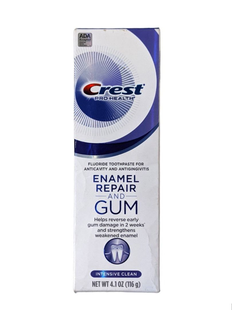 EXP 03/2024 Crest Gum and Enamel Repair Toothpaste, Intensive Clean, Mint 116g, Beauty