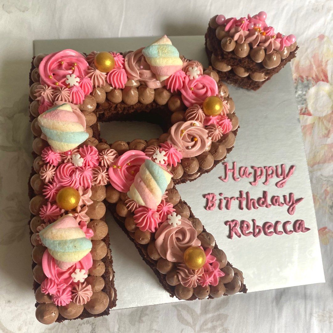 Alphabet Cake – Customised Cakes - Grams.sg | Singapore