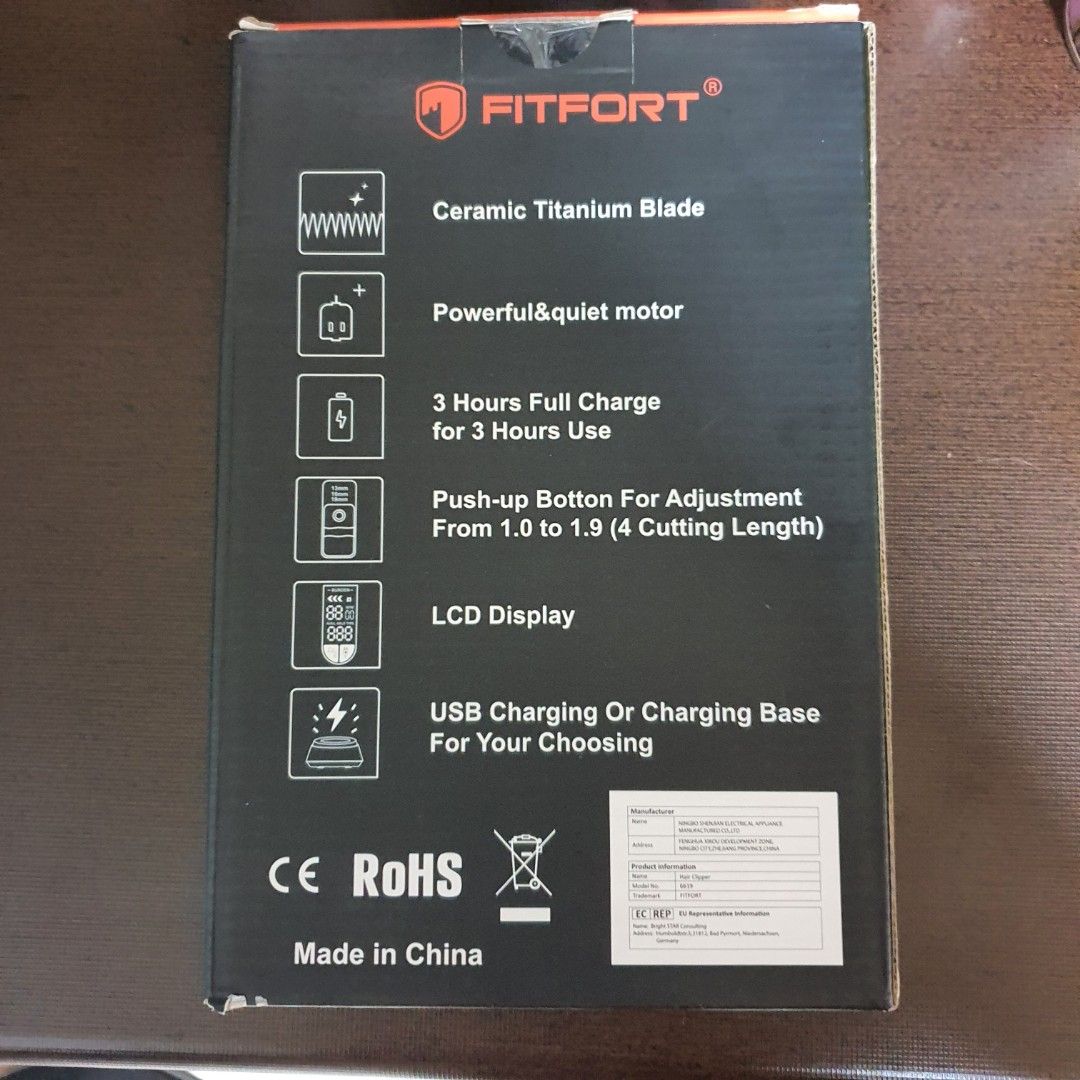 FITFORT Hair Clipper, Beauty & Personal Care, Hair on Carousell