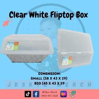 Fliptop boxes pang tindahan