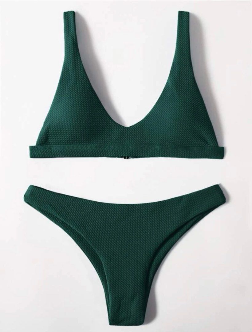 Forest green bikini, Women's Fashion, Swimwear, Bikinis & Swimsuits on ...