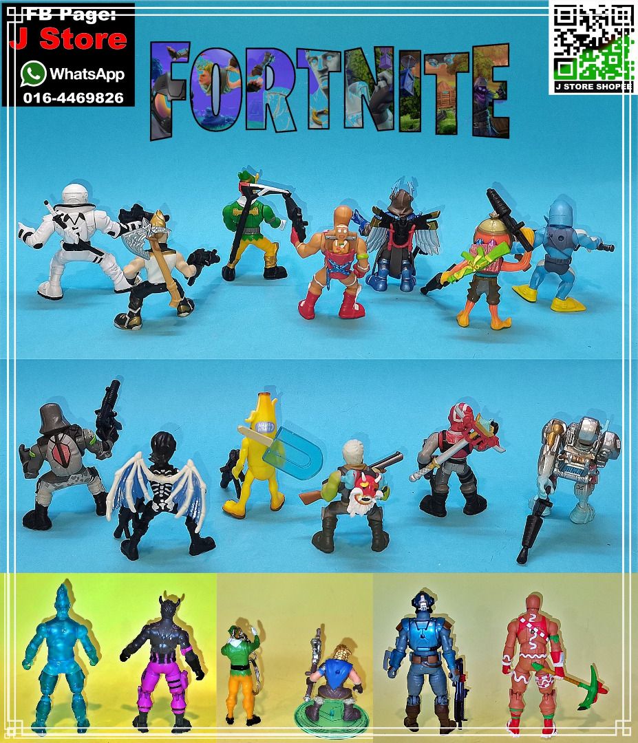 Fortnite Toys Battle Royale Collection Mini Action Figures ( J Store