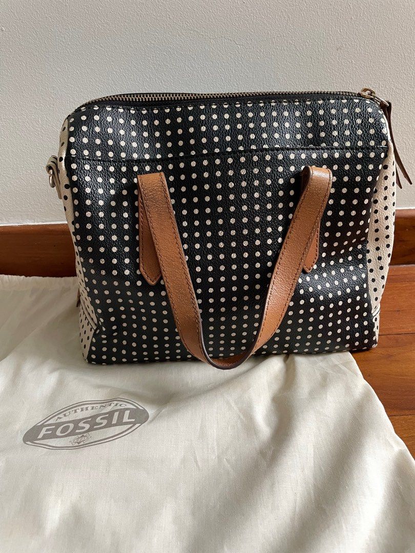 Fossil polka dot discount handbags