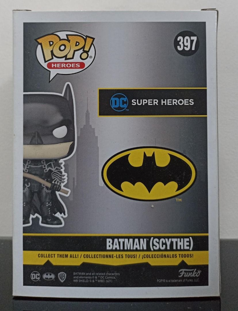 Funko Pop Heroes : Batman - Batman Scythe (397)(2021 Summer), Hobbies ...