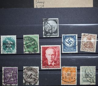 German Stamps (Nazi Time) from 1910-1945