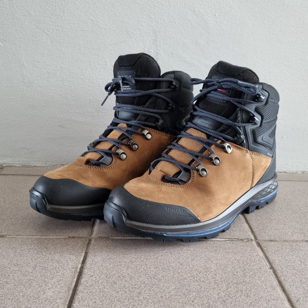 Buy Men's Hiking Shoe WATERPROOF (Mid Ankle) MH500 - Grey Online | Decathlon