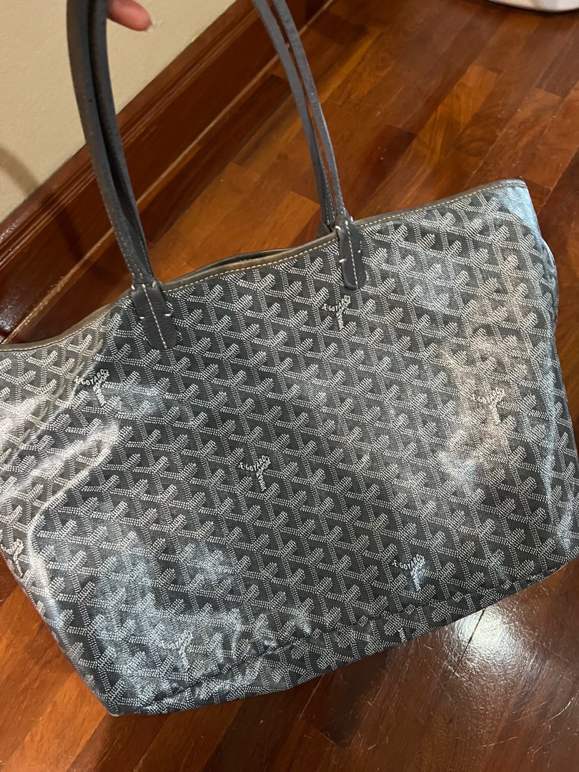 Goyard Grey small bag authentic Well used Luxury Bags