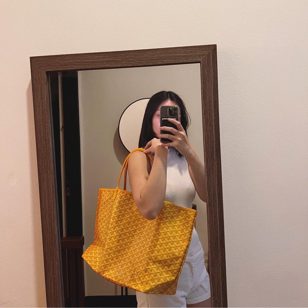 Goyard St. Louis GM Yellow at Jill's Consignment