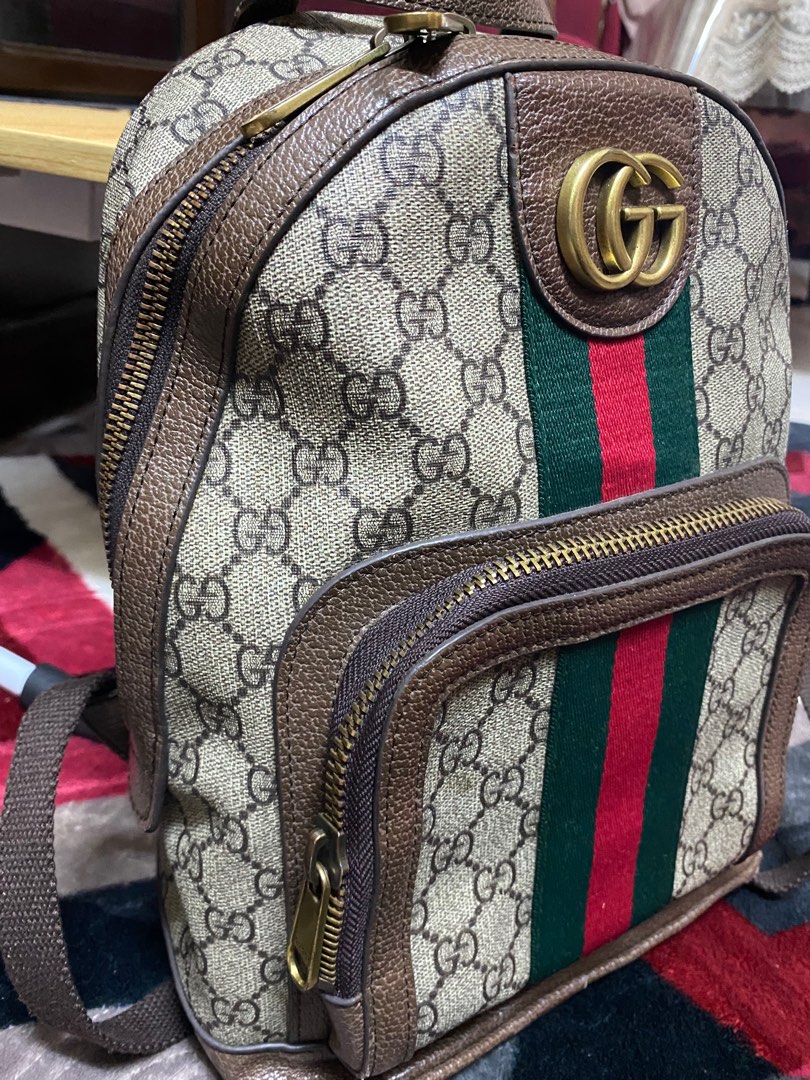 GUCCI BACKPACK BAG, Luxury, Bags & Wallets on Carousell