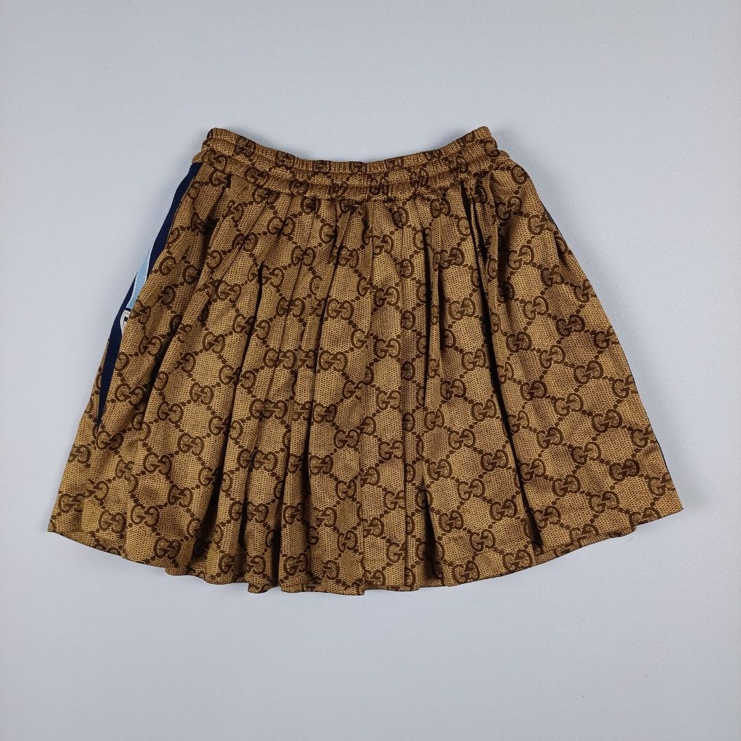 Gucci pleated mini skirt clearance