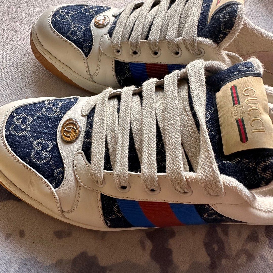 Gucci Screener Sneaker Size 42 Authentic Gucci Sneaker Luxury