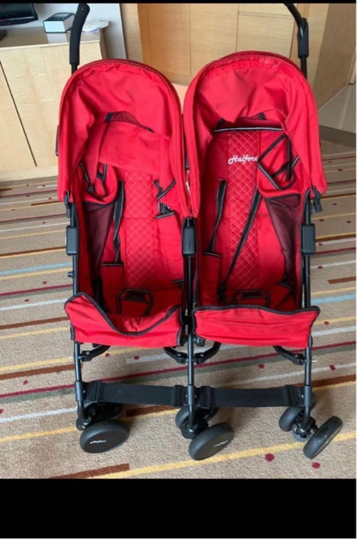 HALFORD TWIN STROLLER