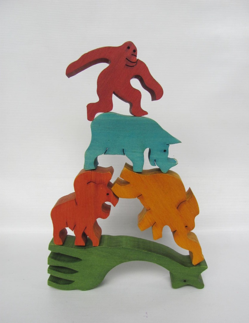 Handcrafted Balancing Jungle Animals / Wooden Educational Toy/ Balancing  Puzzle for Adults & Kids, Hobbies & Toys, Toys & Games on Carousell