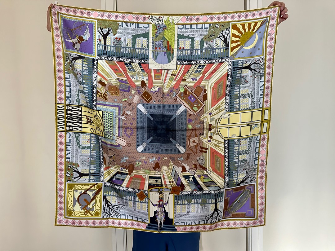 Hermes 90x90 Scarf Women s Fashion Watches Accessories Scarves On