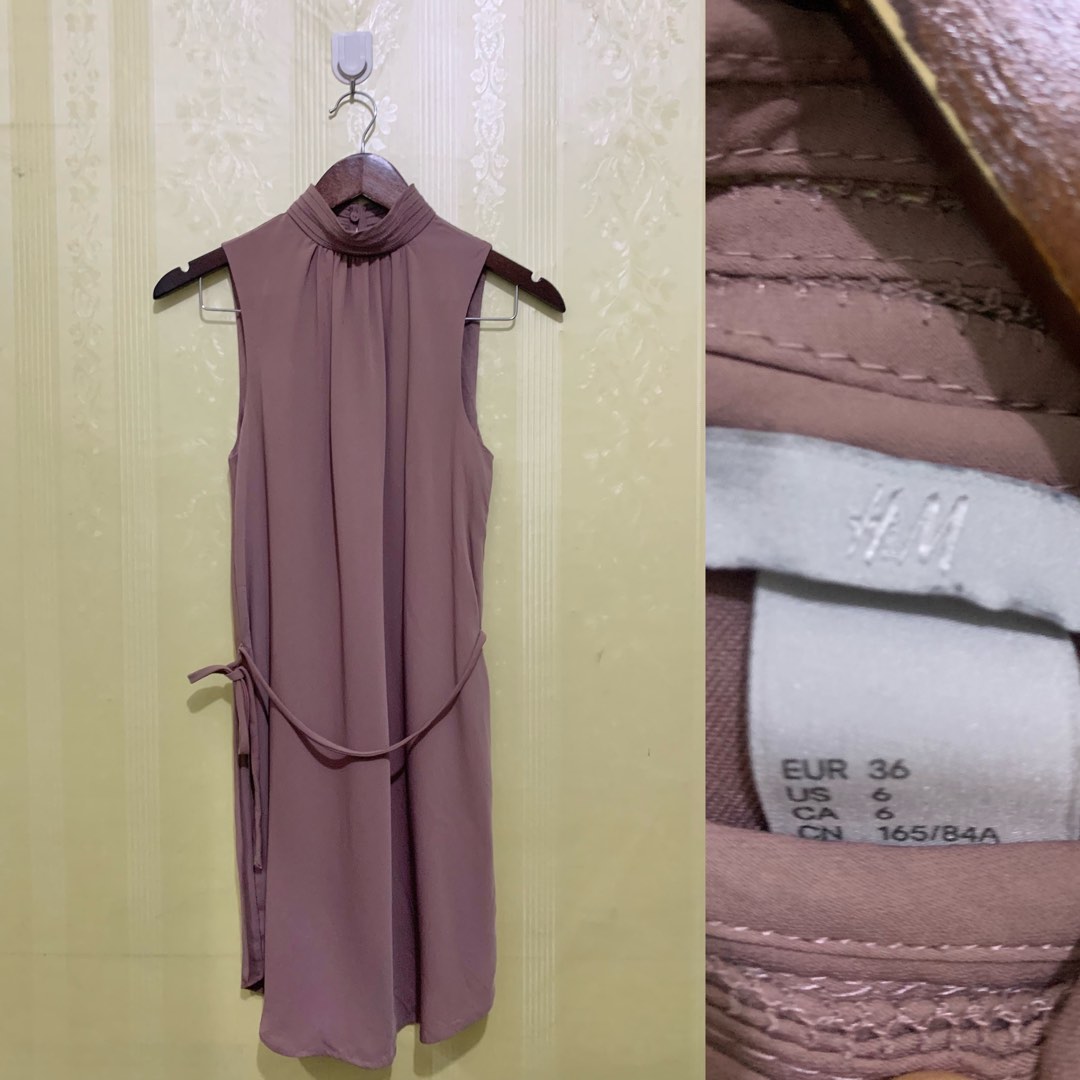 H&M nude dress, Women's Fashion, Dresses & Sets, Dresses on Carousell