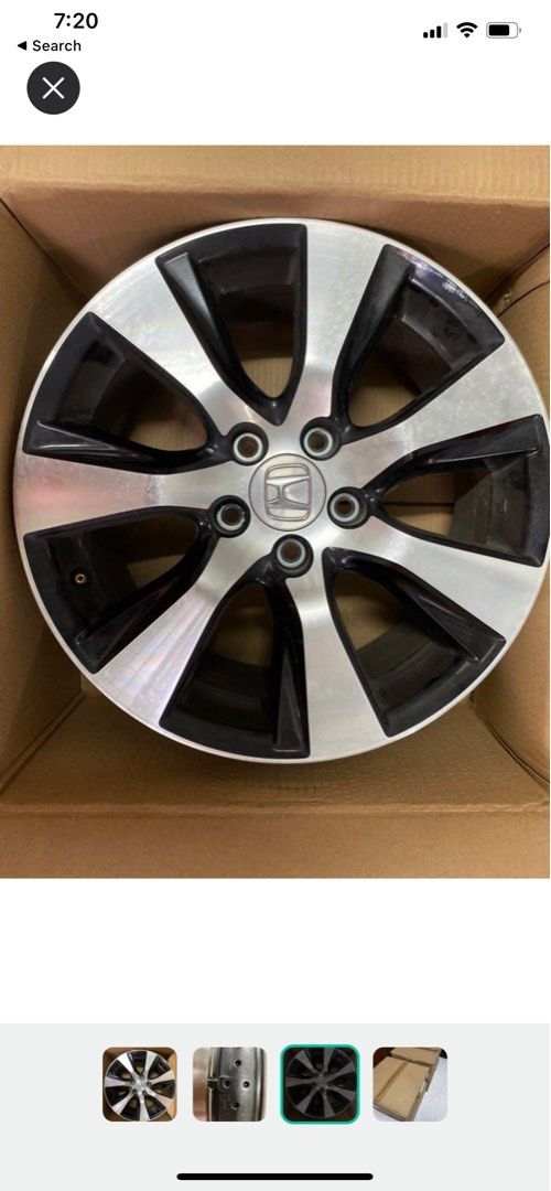 17” Honda Rim for Sales, Car Accessories, Tyres & Rims on Carousell