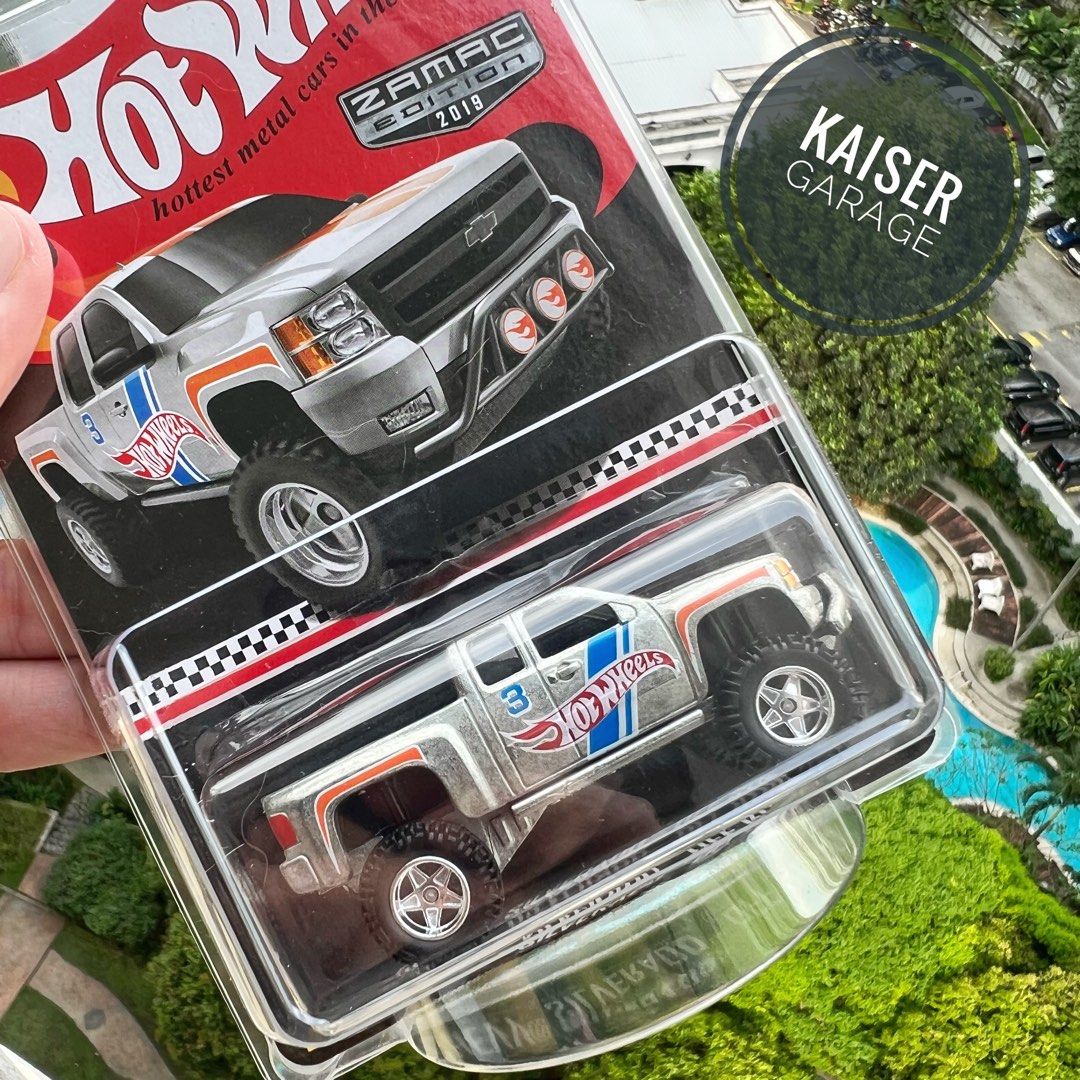 Hot Wheels Mail In Chevy Silverado Off Road ZAMAC Edition 2019