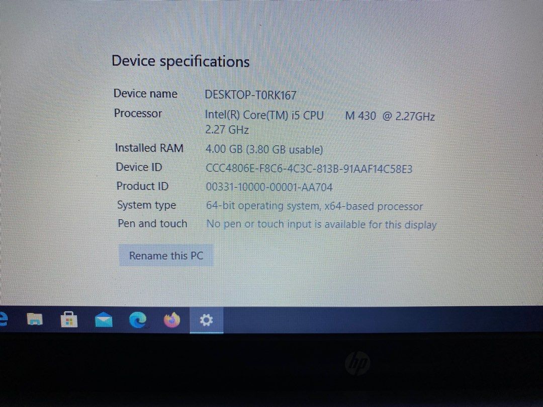 Webcam Pour HP Pavilion Dm4-1162sf – Pièce D'occasion, Fonctionnelle