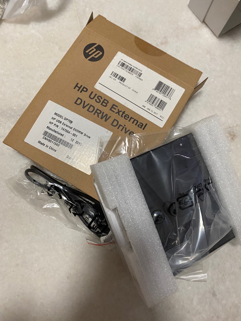 HP USB External DVDRW Drive, Audio, Other Audio Equipment on Carousell