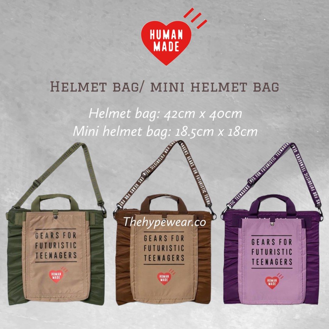Human Made Mini Helmet Bag / Helmet Bag, Men's Fashion, Bags, Sling