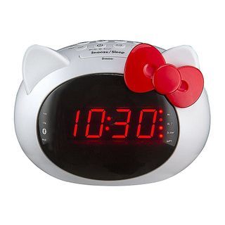 iHome Hello Kitty bluetooth alarm clock radio speaker