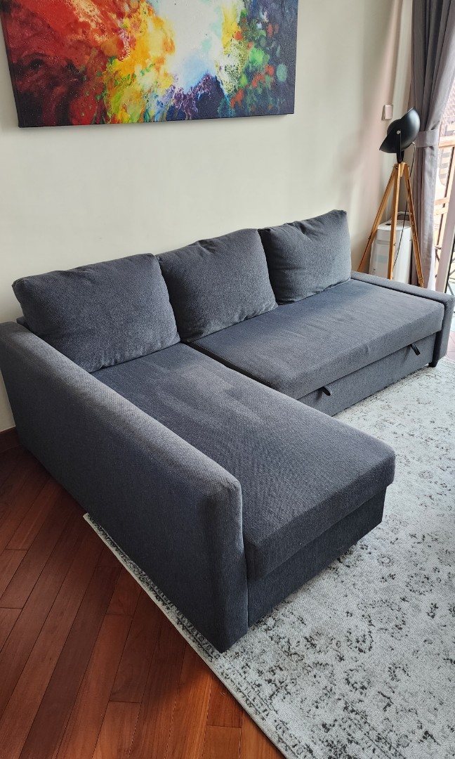 IKEA Friheten LShaped Sofa Bed, 傢俬＆家居, 傢俬, 梳化 Carousell