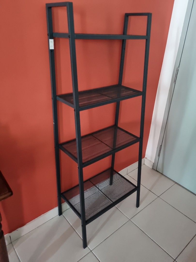 Ikea LERBERG Shelf unit, dark grey, 60x148 cm, Furniture & Home Living