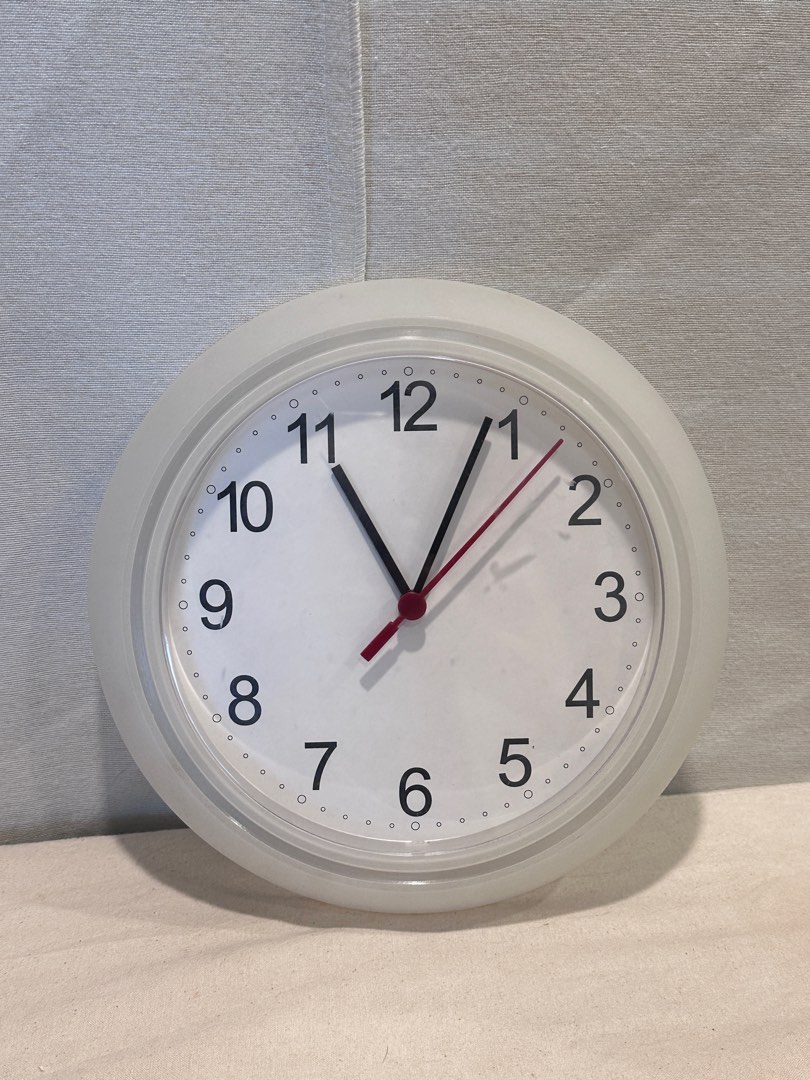 IKEA RUSCH Wall Clock Furniture Home Living Home Decor Clocks On
