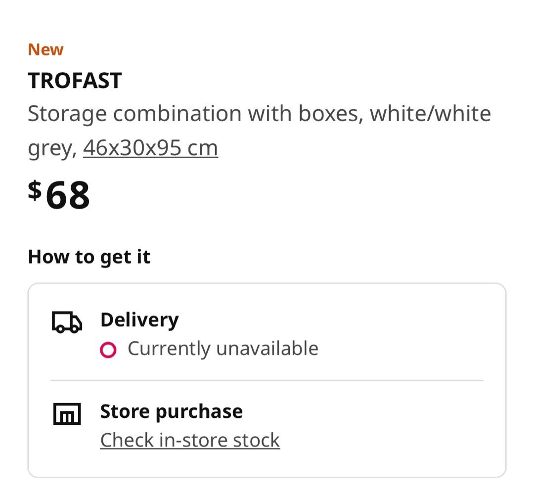 IKEA Trofast Storage, Furniture & Home Living, Furniture, Shelves