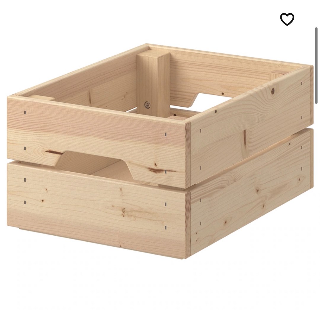 IKEA Wooden Crates, Furniture & Home Living, Home Improvement