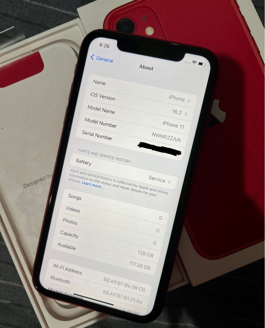 iPhone 11 128gb Product Red 紅色, 手提電話, 手機, iPhone, iPhone