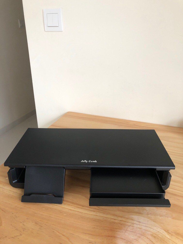 Jelly comb Monitor stand organizer riser foldable adjustable, Computers & Tech, Parts