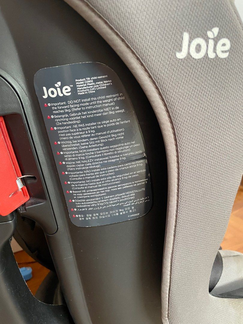 Joie tilt deals manual