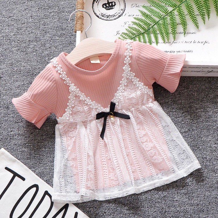 6 month Juniors peach coral dress Babies Kids Babies Kids Fashion on Carousell