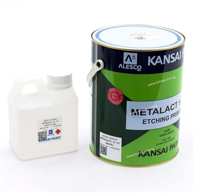 KANSAI METALACT H15 ETCHING PRIMER SET/ ETCHING PRIMER AND ADDITIVE 3