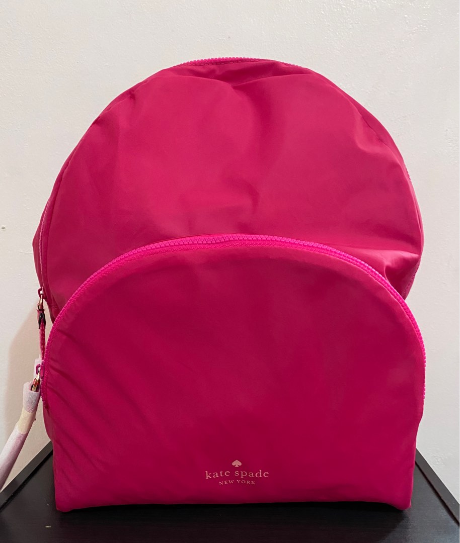 KATE SPADE Arya brt magenta packable backpack, Women's Fashion, Bags &  Wallets, Backpacks on Carousell