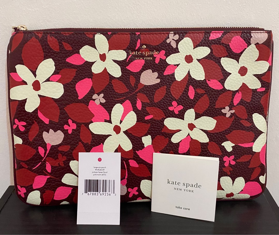 Kate spade jackson large hot sale zip pouch