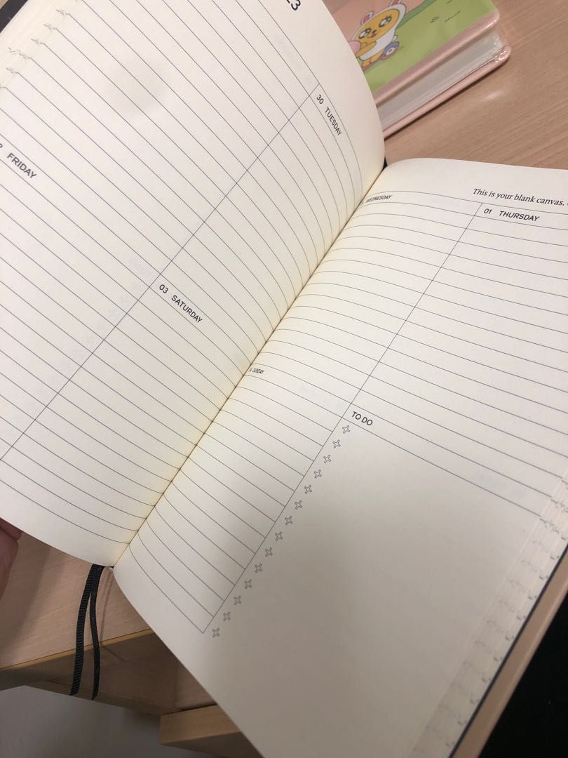 Kikki.k 2023 Planner Rose Gold, Hobbies & Toys, Stationery & Craft