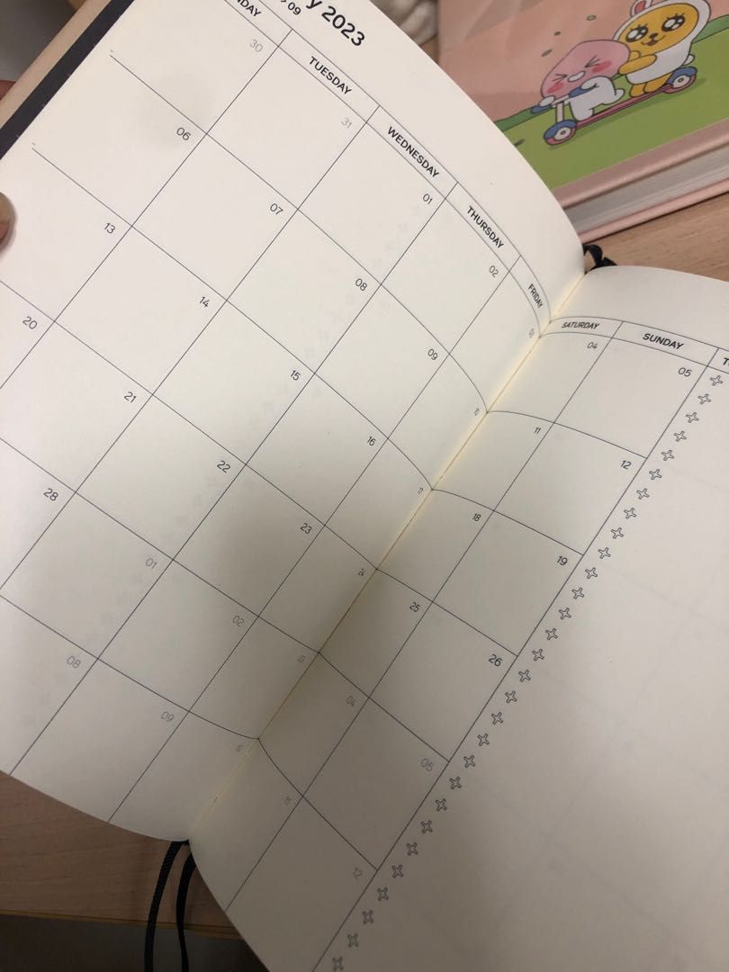 Kikki.k 2023 Planner Rose Gold, Hobbies & Toys, Stationery & Craft