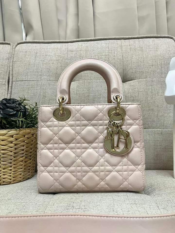 Lady Dior ABC Small Pink GHW 2016 (Category: Luxury Bags & Wallets) located in Manila. Submitted by bagislifeshop (Listing ID 1206353621, Image 2). Description: Oh Sooooo Beautiful 🌸🌸🌸 On Hand in PH 🇵🇭 100% Authentic Lady Dior ABC Small Pink GHW 2016 Condition: 9/10 Comes with Standard Dustbag, ABC Strap, and Entrupy Cert.