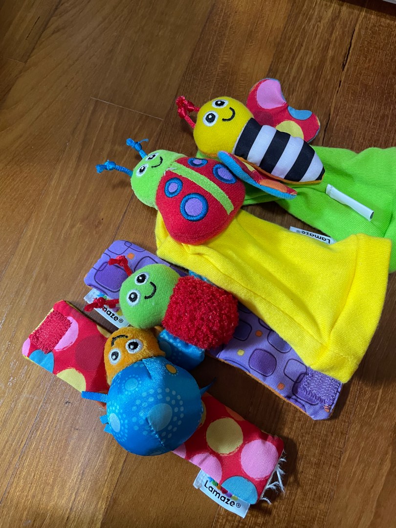 Lamaze infant wrist and foot rattle Babies Kids Infant