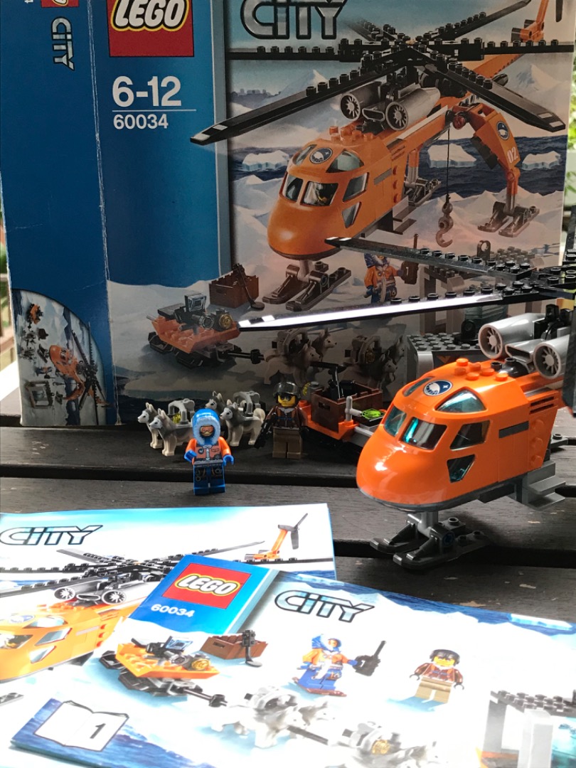 LEGO City Arctic HeliCrane 60034 Hobbies Toys Toys Games on