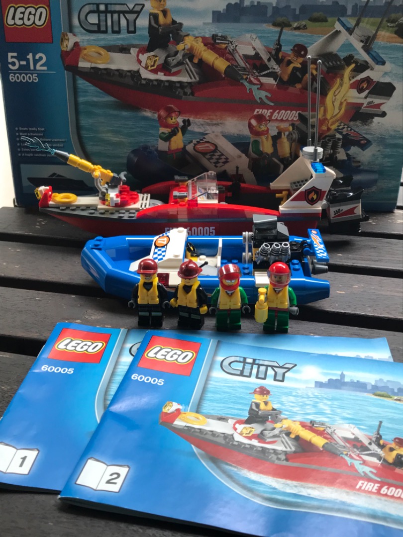 LEGO City Fire Boat 60005 Hobbies Toys Toys Games on Carousell