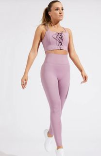 LIKE NEW Buffbunny leggings 'Amor' in pink, XS activewear RRP$101
