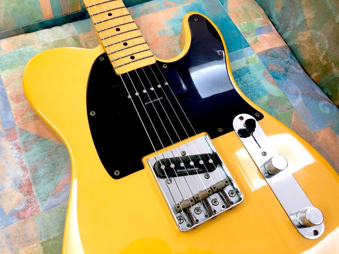 squier vintage modified telecaster butterscotch blonde